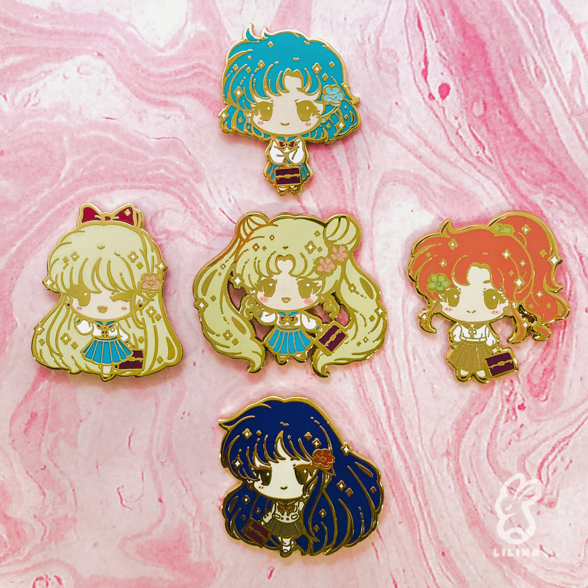 Magical Students Pins Set A – Lilinabun